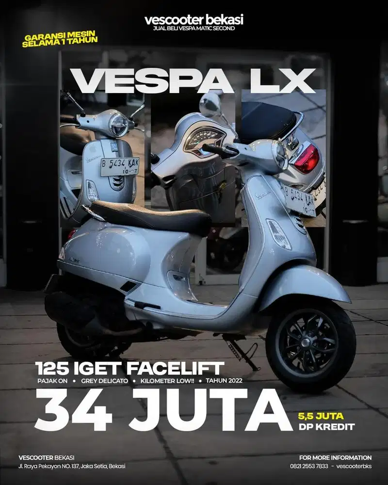 VESPA LX 125 IGET FACELIFT 2022
