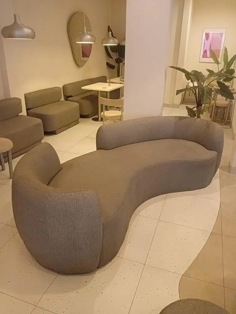 DIJUAL SOFA LENGKUNG