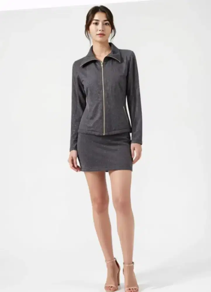 Jaket gliter preloved