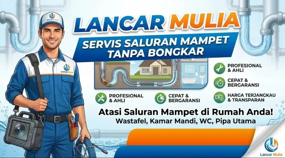 Sedot WC Saluran Selokan Got Wastafel Mampet Kuras Sumur Tandon Air