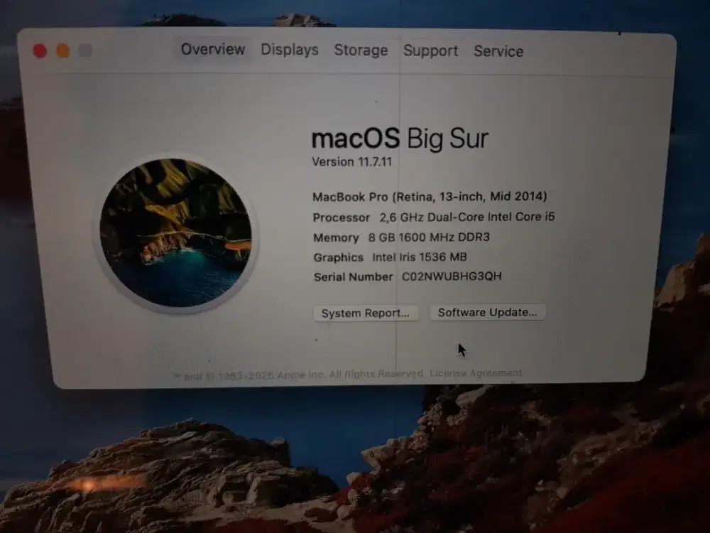 Macbook pro core i5