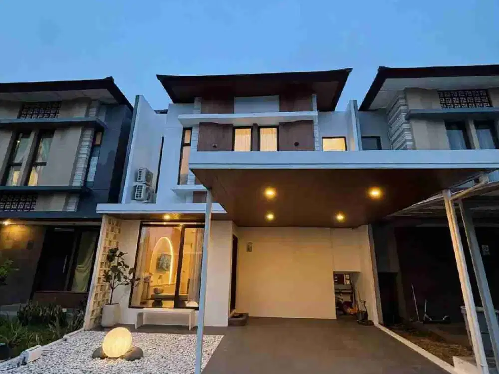 Dijual Rumah Bsd City Eminent Full Renovasi Full furnished ala Jepang Prescia Sinarmas Land