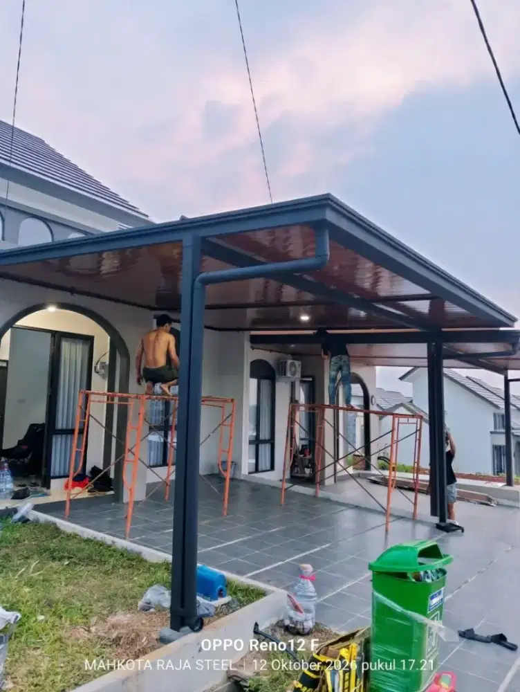 Pasang kanopi impian tanpa ragu bisa tanpa DP loh!