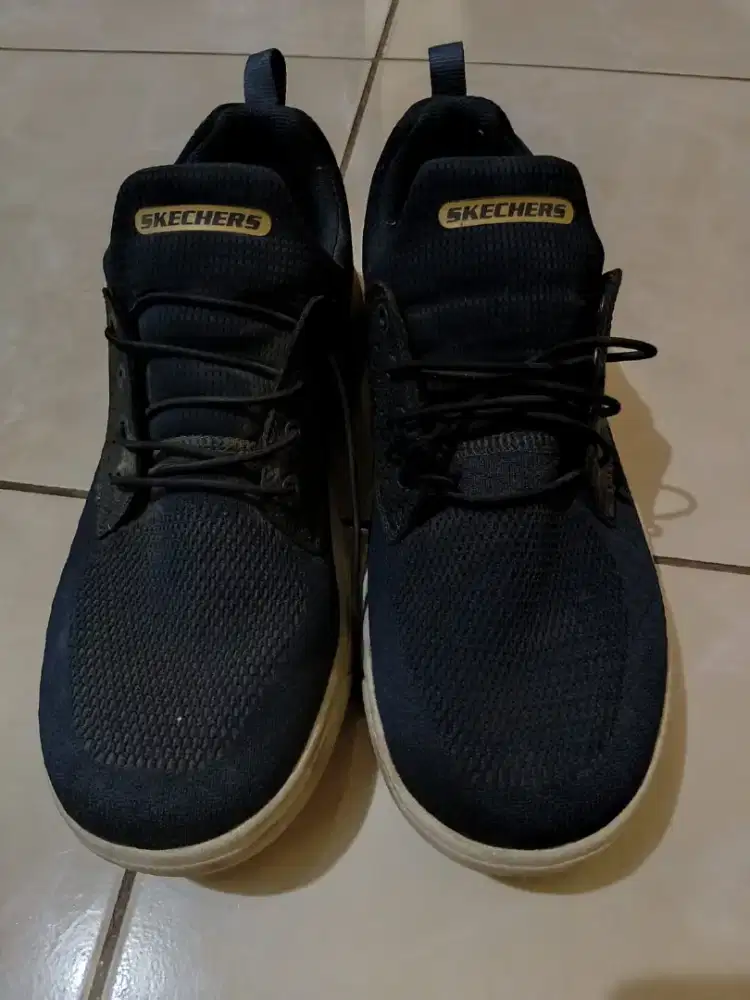 Sepatu Pria Skechers Arnell Koen Navy Original Baru Tanpa Box