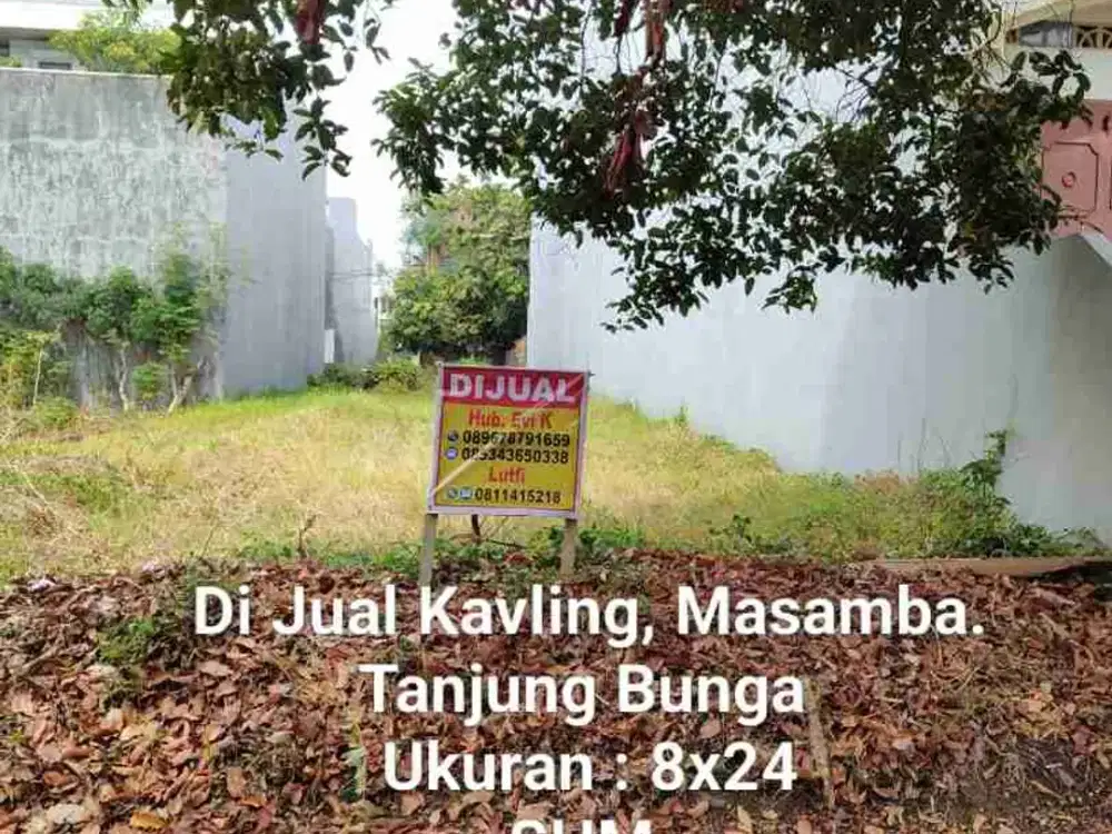 Dijual Segera Kavling di Taman Masamba Tanjung Bunga Makassar