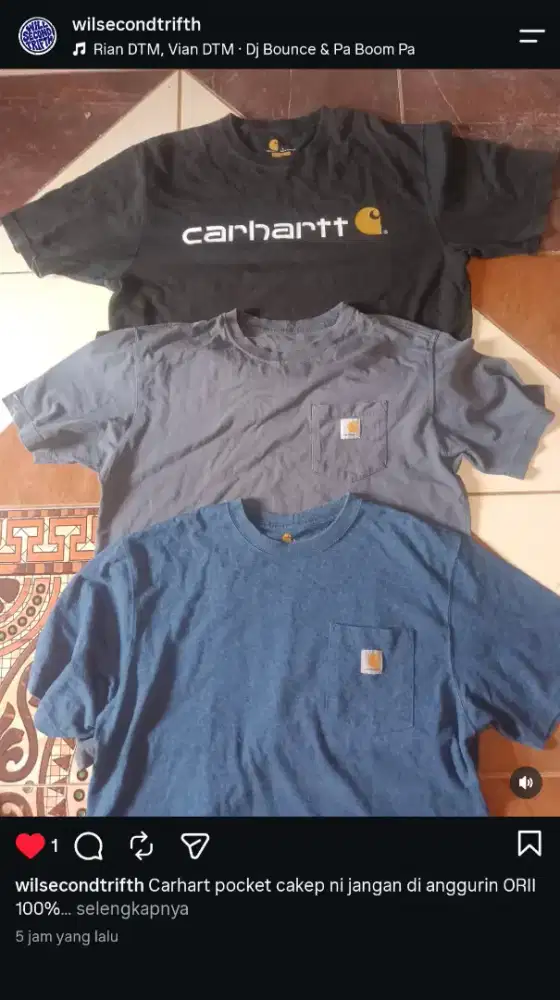 CARHART POCKET 2PCS,CARHART LOGO