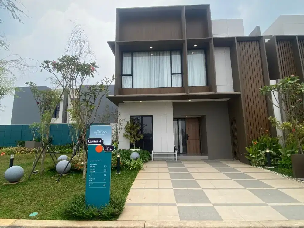QUINA 4 RYIL SUTERA RASUNA, RUMAH LEGA DI TANAH 166 M²