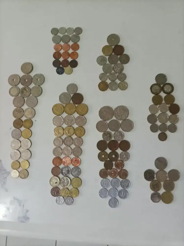 Koin mata uang 10 negara