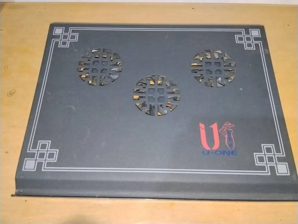 Kipas laptop 3 kipas ukuran besar pendingin laptop besi cepat dingin