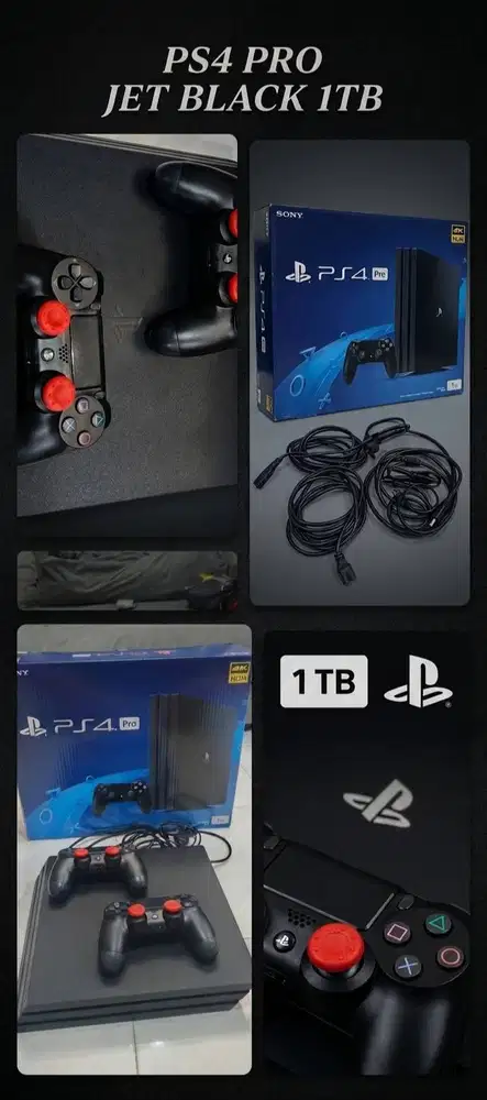 Ps 4 pro 1 TB Ori second hand