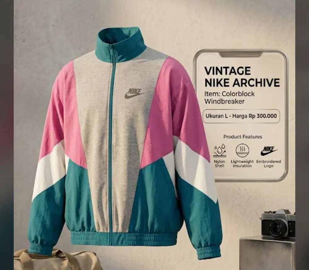 Jaket nike vintage
