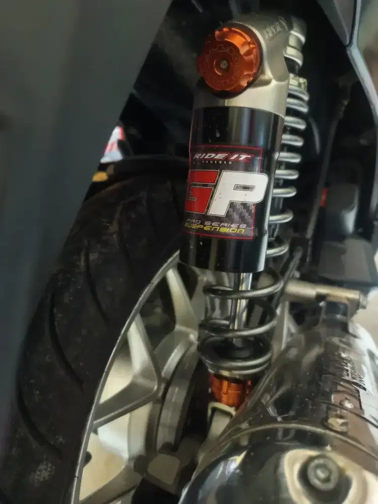 shock blakng PCX uk 365, RIDE IT GP277 setelan fungsi semua atas bawah