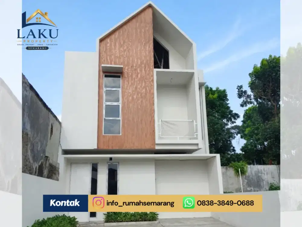 RUMAH 2 LANTAI SIAP HUNI DI PUDAK PAYUNG TOWN HOUSE