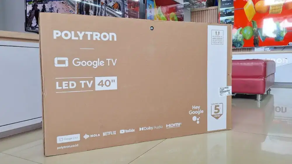 TV BARU! Google TV Polytron 40