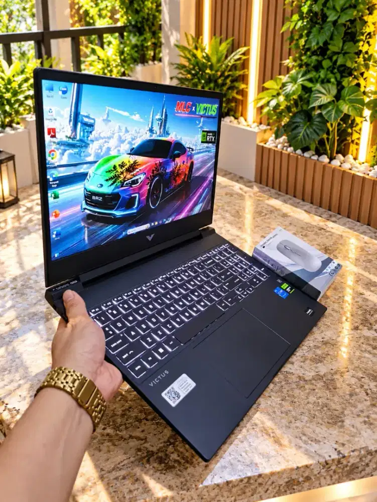 HP Victus 15 Core i5 gen 12 Ram 8/512gb Ssd Rtx 3050 Siap Pakai COD