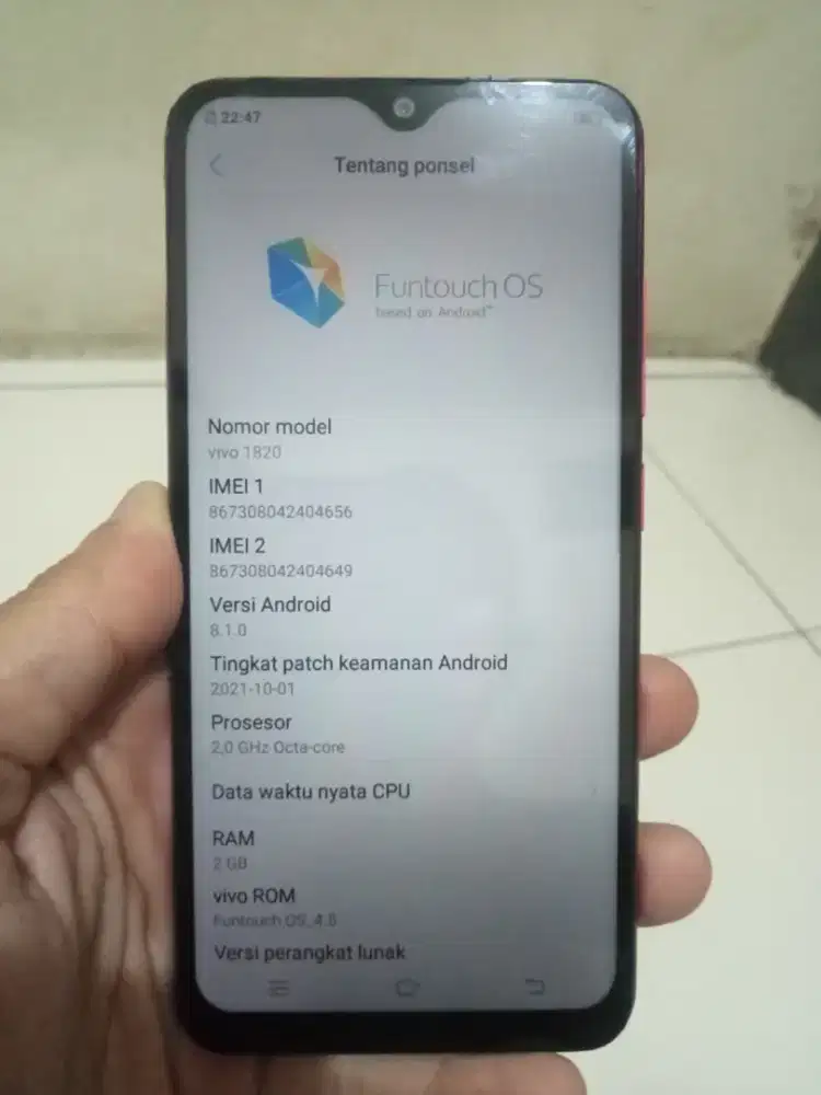 vivo y91c ram2/32