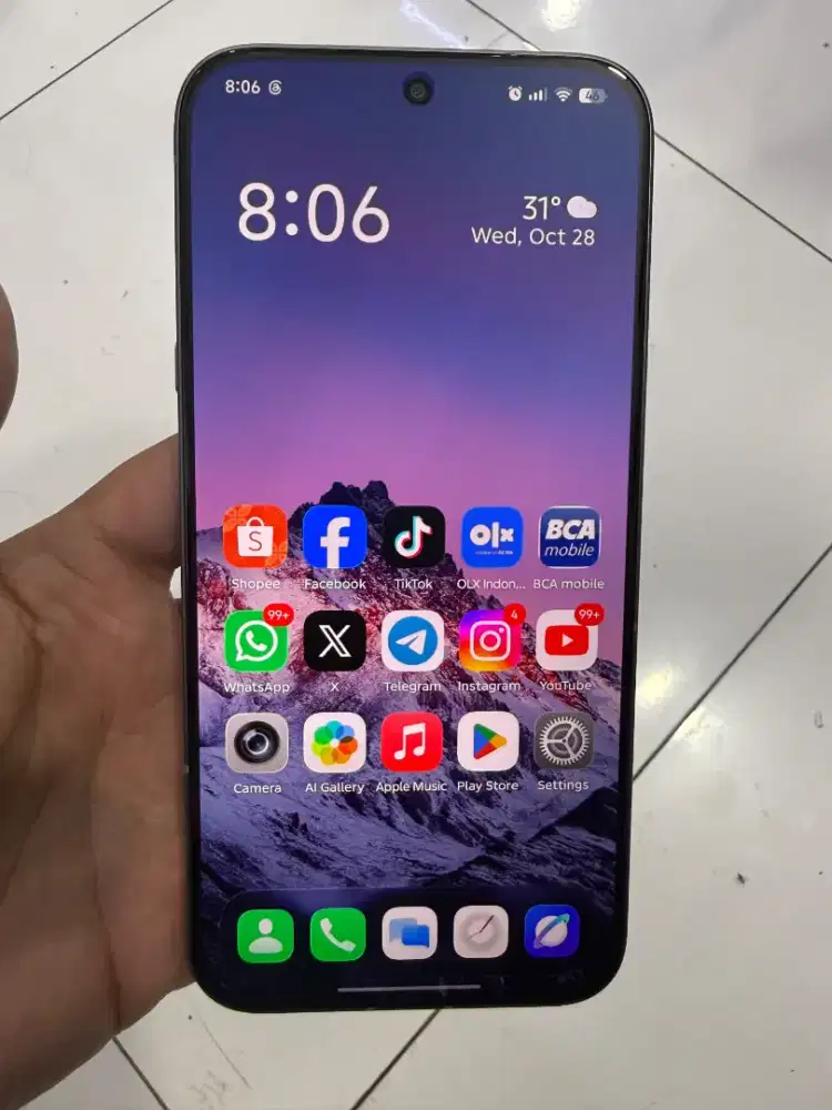 INFINIX NOTE 60 8/256 8 / 256 GB 256GB TITANIUM RAWATAN TT BT