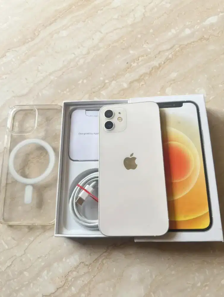 iPhone 12 128gb Inter IMEI Regist Beacukai Warna White