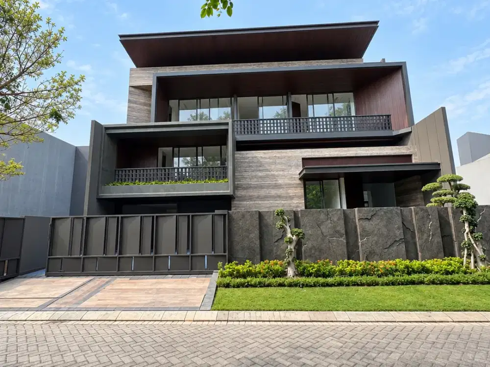 DIJUAL RUMAH IMPERIAL GOLF PAKUWON INDAH 5KT 2.5LT SPLIT LEVEL MEWAH MODERN TROPIS KONTEMPORER