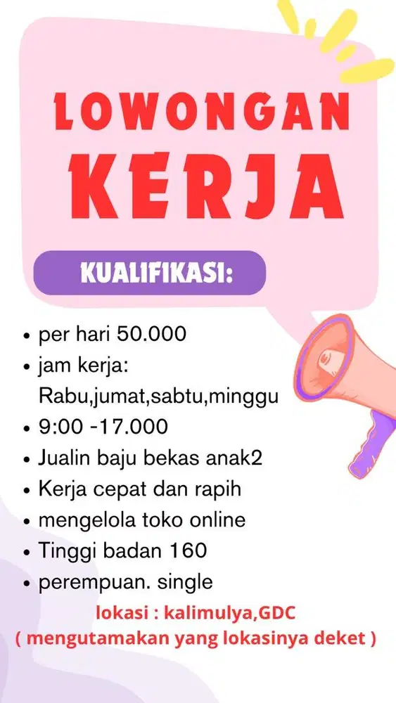 per hari 50.000