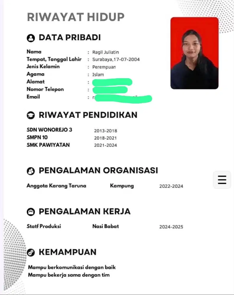 Cari pekerjaan pengalaman di rumah makan