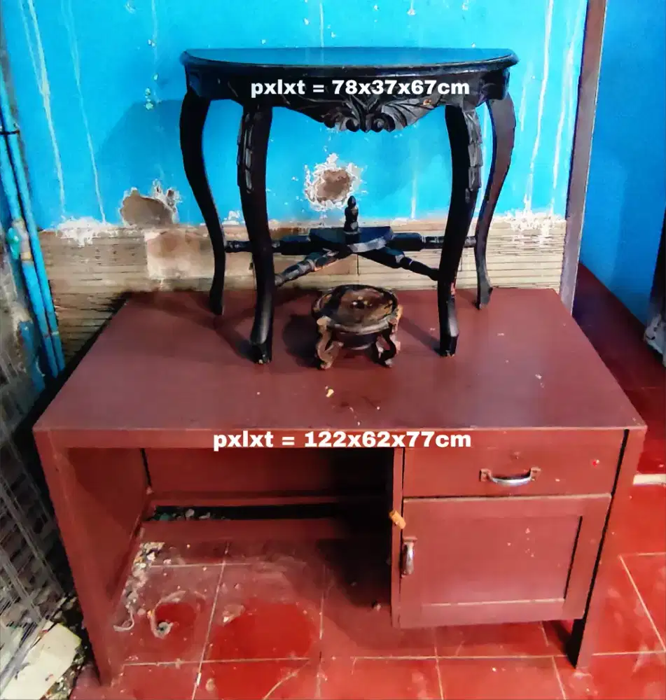 Meja Kayu & Meja Rias (Second Good)