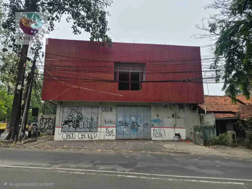 Disewakan ruko 2lt ex cafe ada rooftop di H.Agus Salim, Bekasi