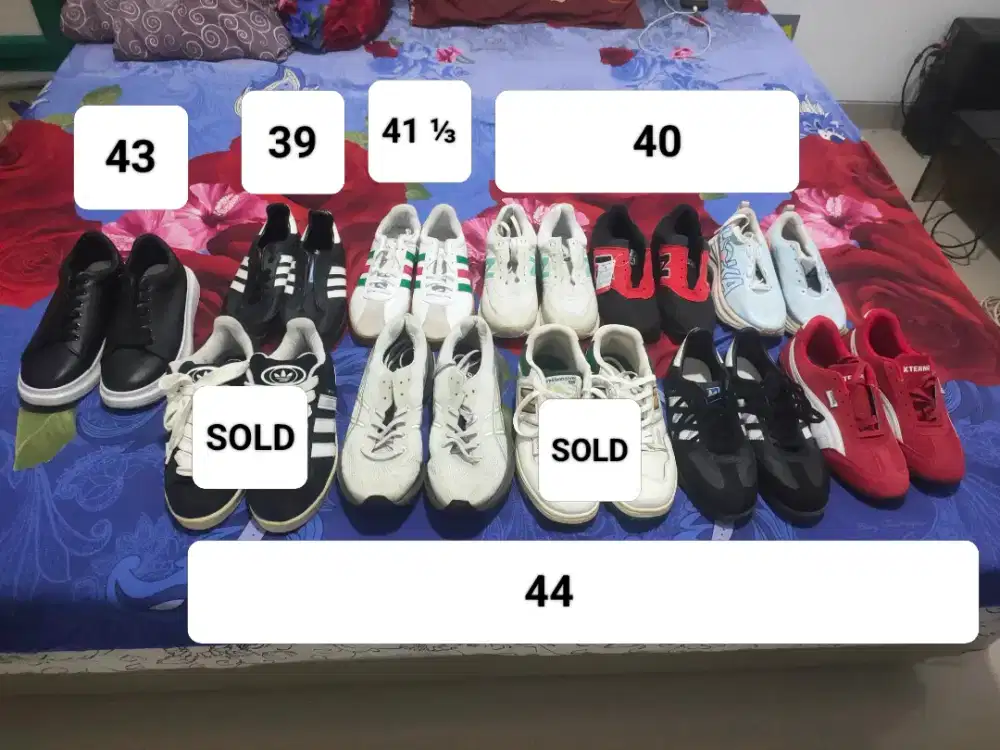 SEPATU BARU DAN BEKAS