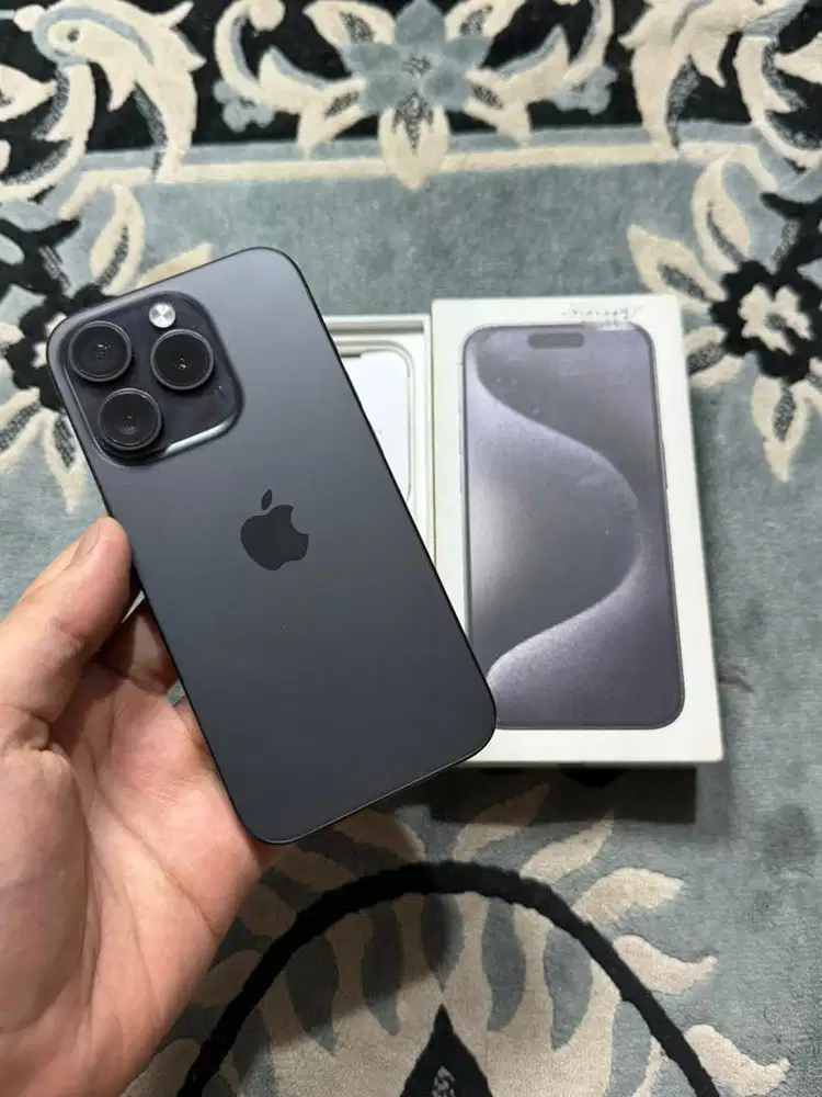 iphone 15 pro 128gb resmi ibox mulus fullset original