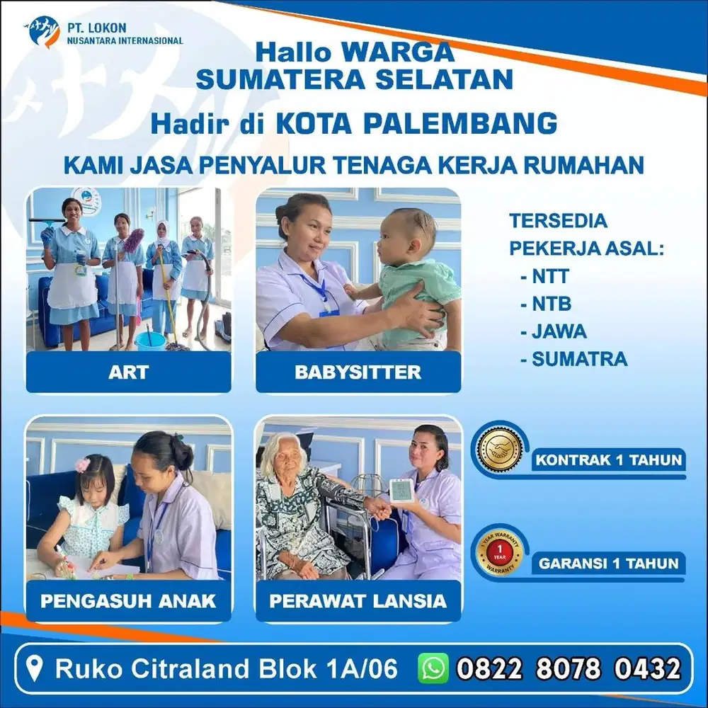 TERSEDIA ART BABYSITTER , NANNY SUS LANSIA