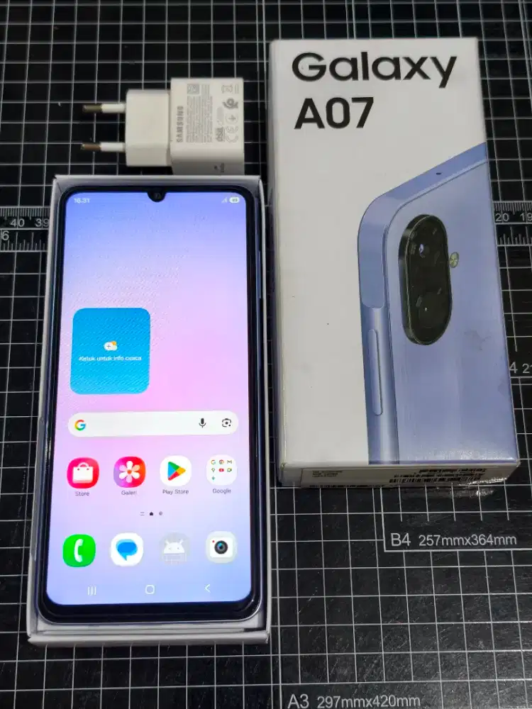 Samsung A07 Sein 4/64 Mulus Fullset Ori Garansi Aktif