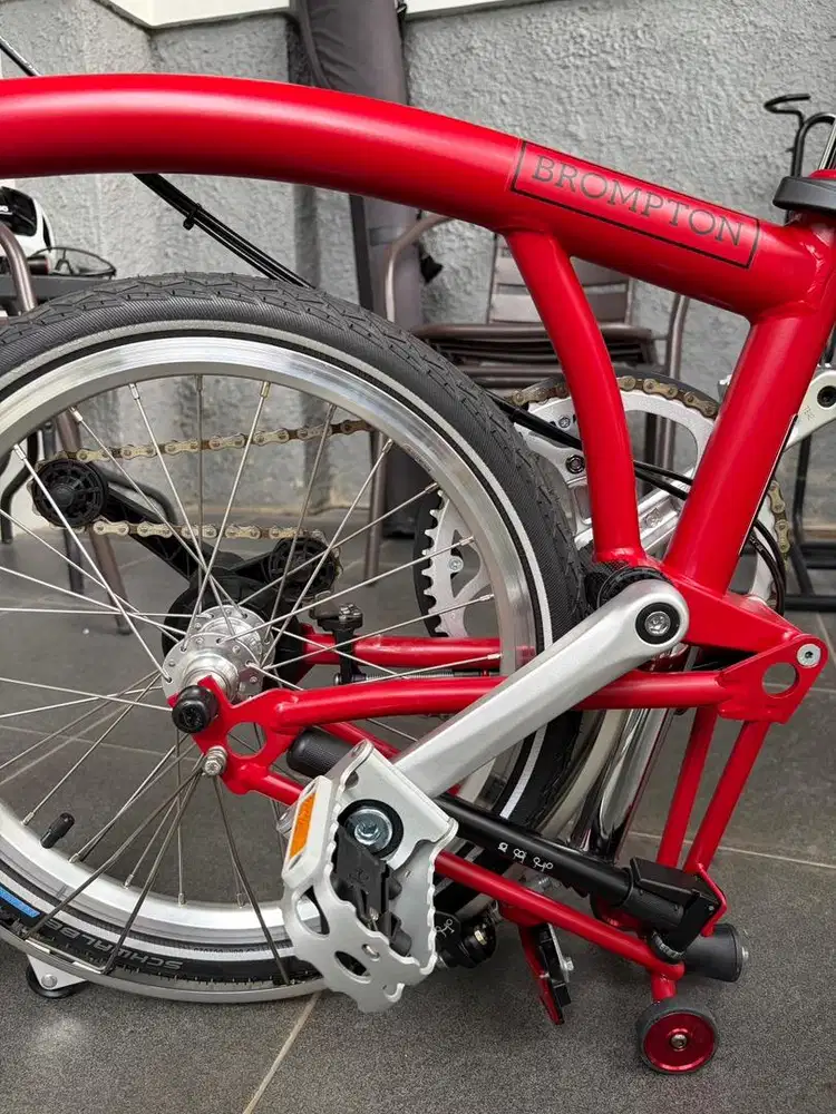 Brompton S2L house red 2020 baru pakai 2 x
