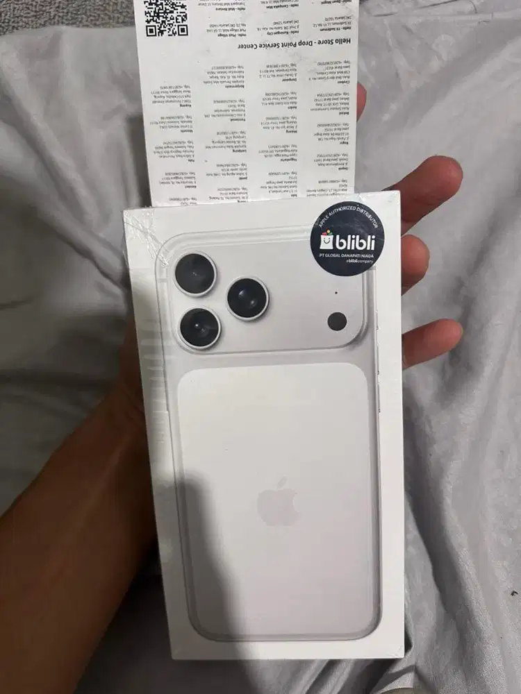 iphone 17 promax ibox segel silver 256