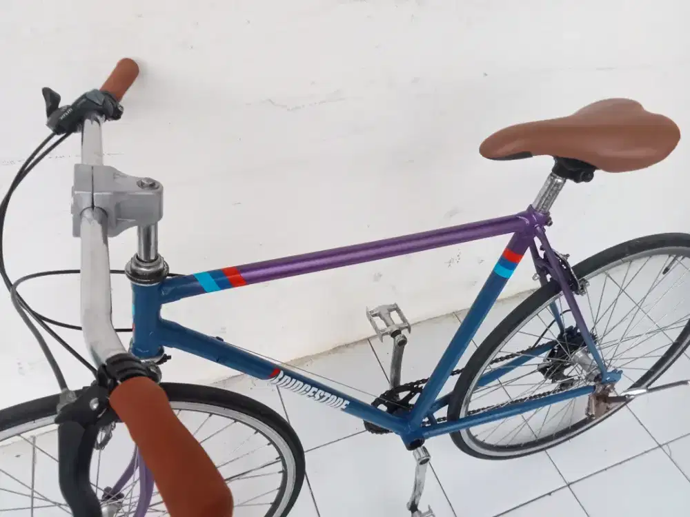 Sepeda kalcer roadbike jadul 700c chromoly commuter bike