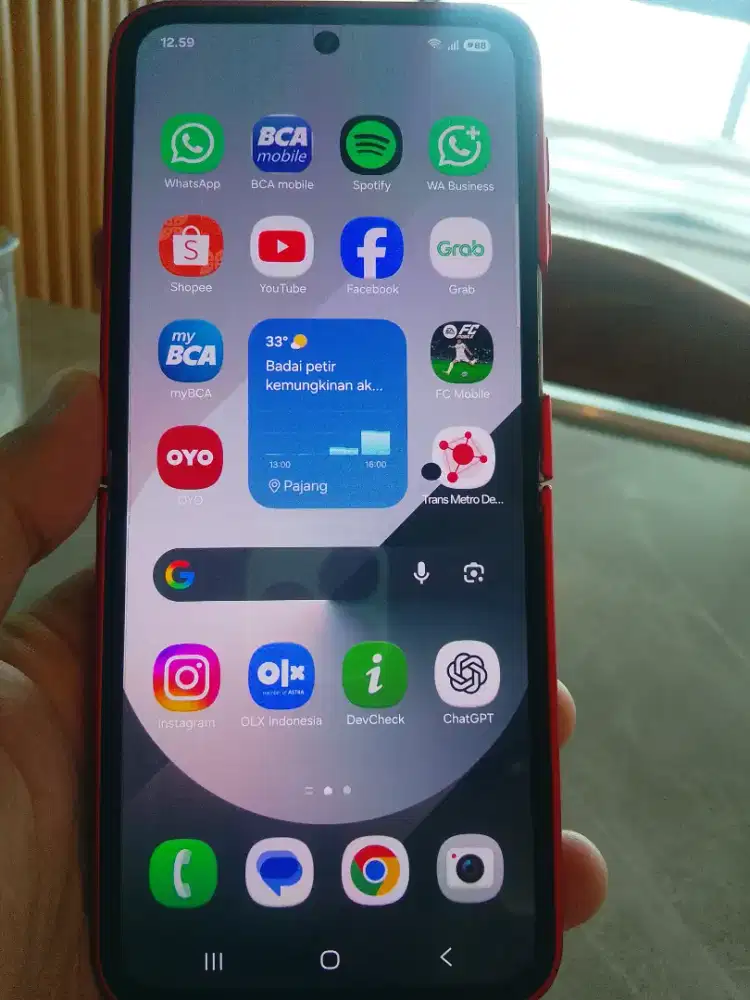 Samsung Z Flip 6 5G Ram 12/256 komplit minus dikit