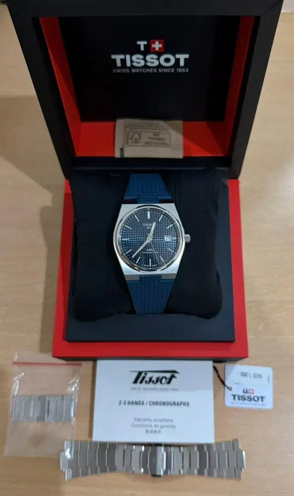 TISSOT PRX POWERMATIC 40 MM BLUE DIAL
