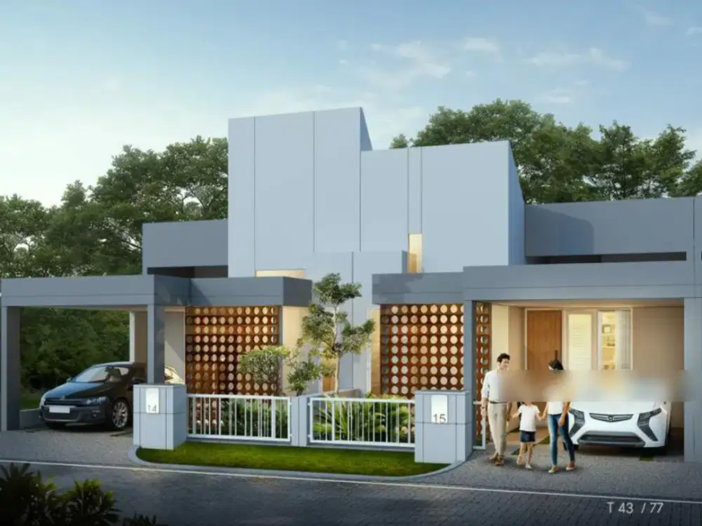 RUMAH SUDAH RENOVASI BANGUNAN 2 LANTAI DI PERUMAHAN RICH VILLAGE TIPE PRIMAVERA
