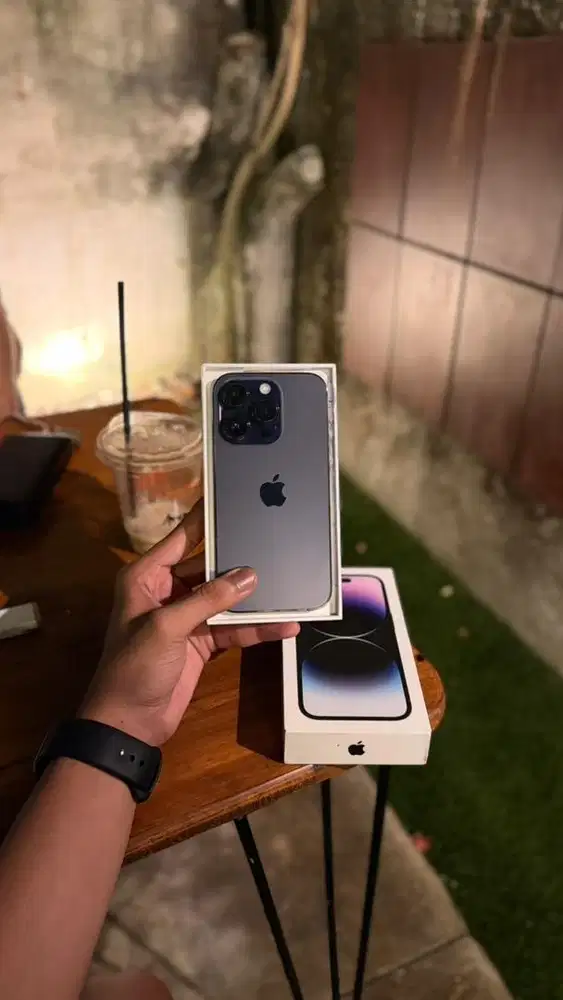 iPhone 14 Pro 128gb Deep Purple - Garansi Resmi iBox