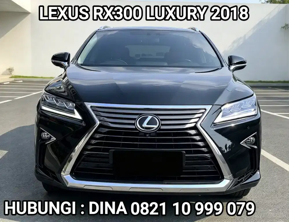 Lexus RX300 Luxury 2018 AT 2.0,Low KM 60Ribu, Pajak Panjang