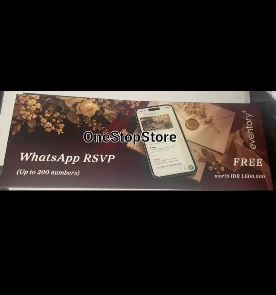 Jual Voucher Eventory 1.5 Juta