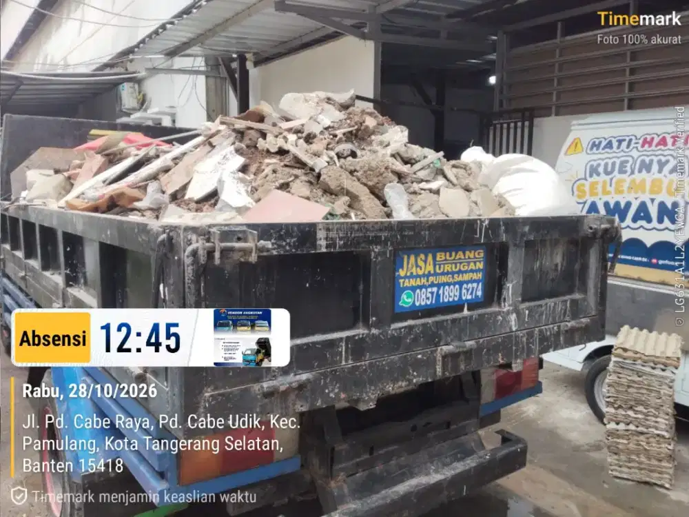 Jasa buang puing dan buang sampah furniture