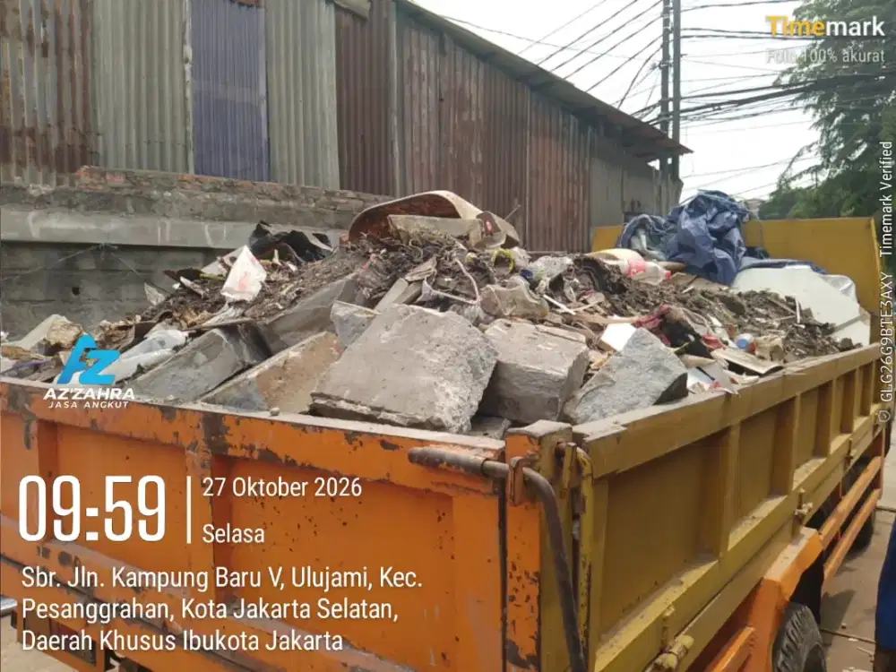 Jasa buang puing dan pengurugan puing tanah