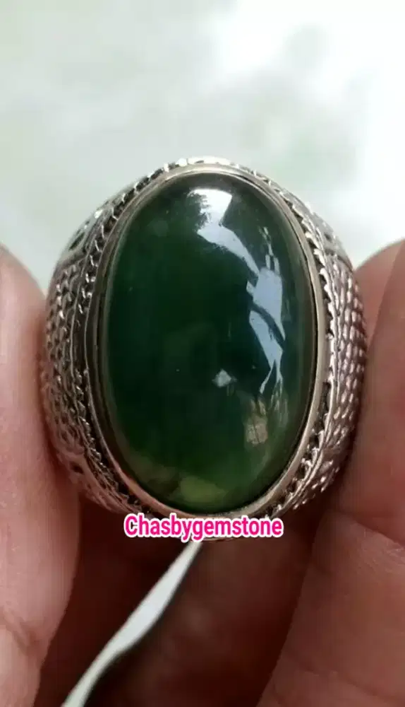 Natural Batu akik sunge dareh-Batu akik sunge dareh ijo botol
