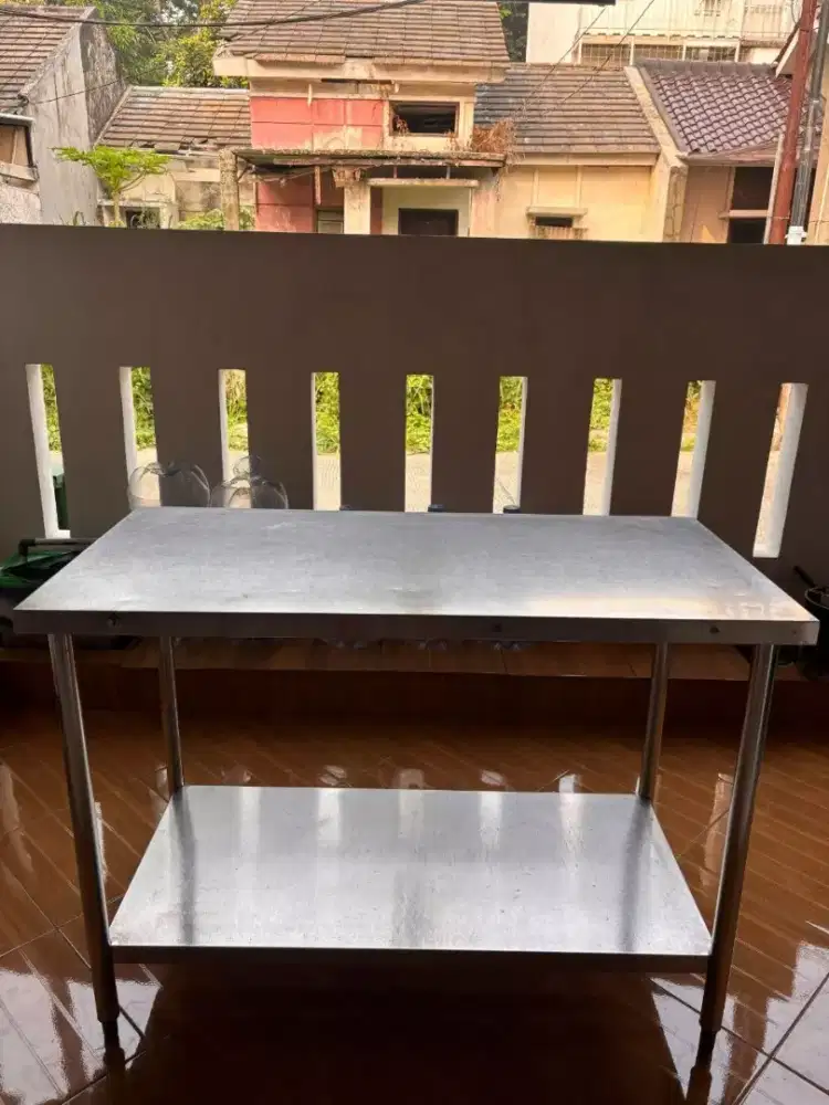 Meja Prepare 2 Susun 
Ukuran 120x60x87