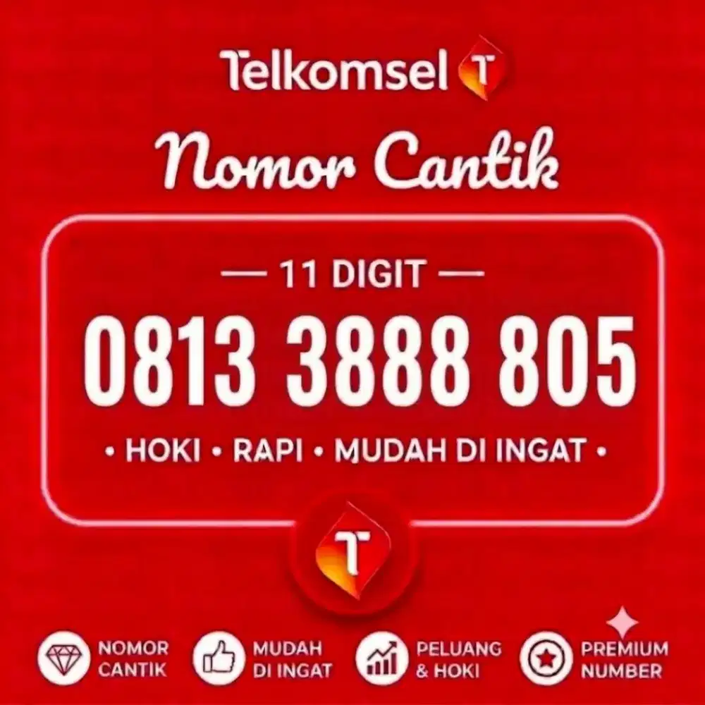NOMOR CANTIK SIMPATI 11DIGIT BOS