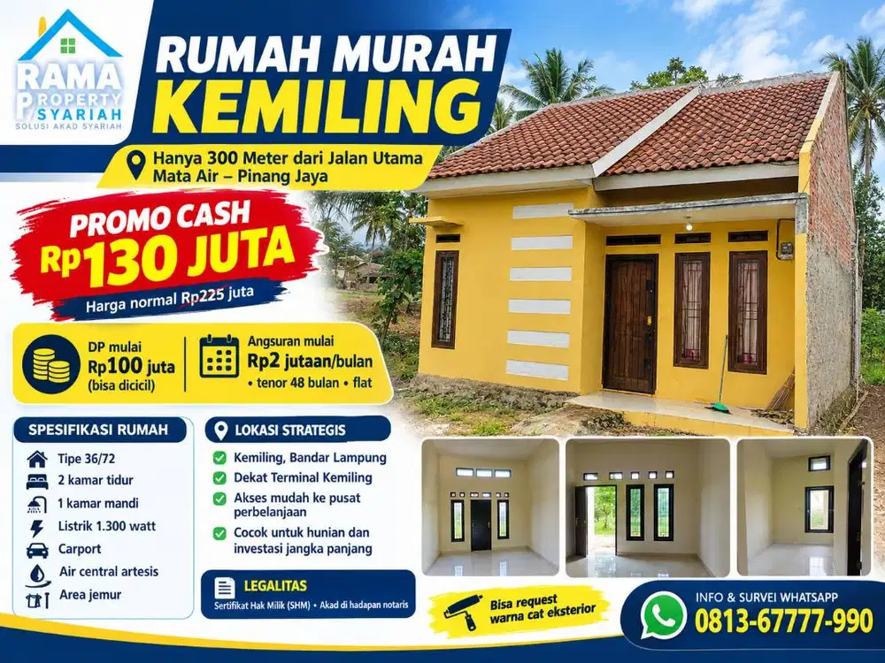 RUMAH MURAH KEMILING