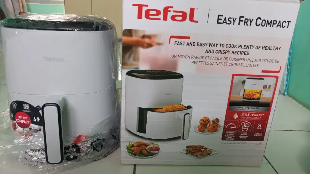 Air Fryer Tefal (Easy Fry Compact) - 100% BARU Belum Pernah Dipakai