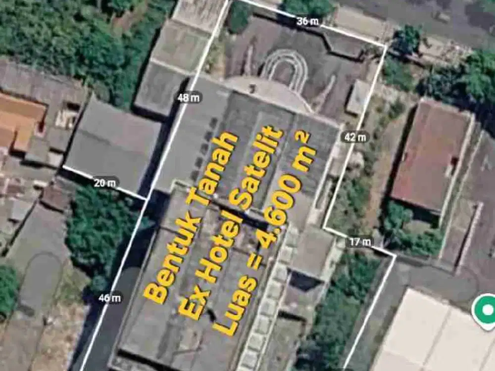 Dijual EX HOTEL SATELIT (Hitung Tanah) MayJend Sungkono Surabaya