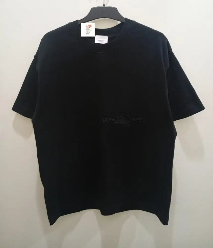 BURBERRY BLACK ON BLACK TSHIRT