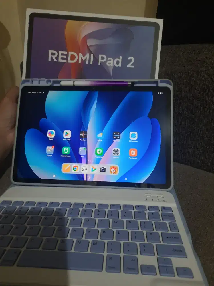 Redmi Pad 2 Tab Xiaomi, Ram 4/128 GB, Fullshet Normal semua no minus